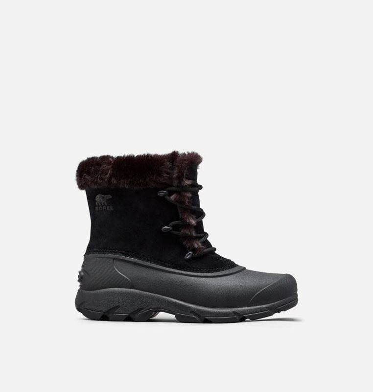 Womens Snow Boots Black - Sorel Angel™ Low - 347-HBUYSN